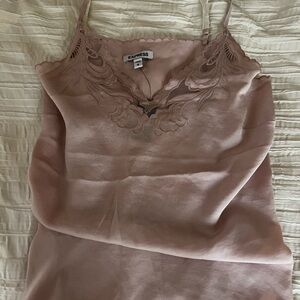 Express Blush Lace Trim Cami